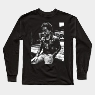 Lenny's Lyrics Laid Bare Embrace the Icon's Essence in Fabric Long Sleeve T-Shirt